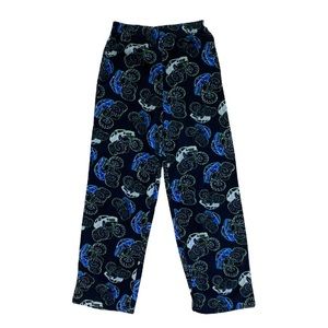 3/$10 💥 1085 EUC Faded glory Monster Truck Black & Blue Pajama Pants (14-16) XL